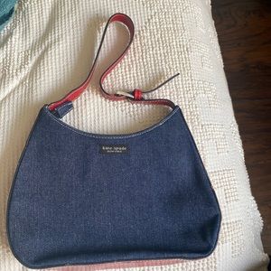 Kate spade denim shoulder bag